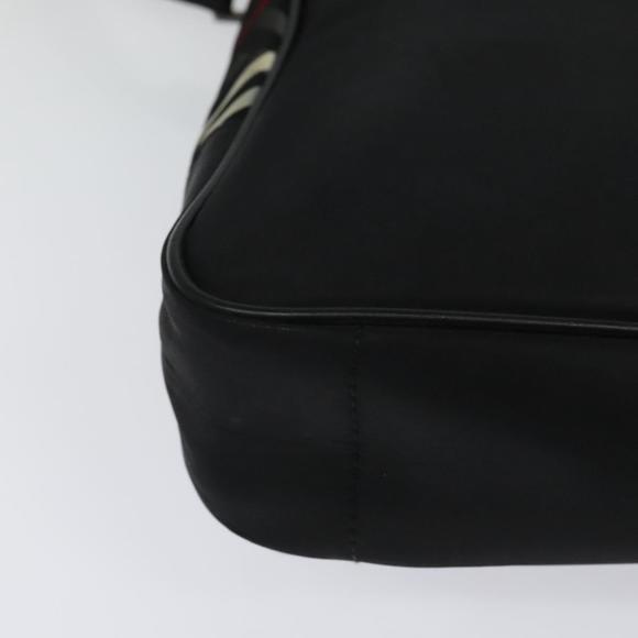 BURBERRY Black label Shoulder Bag Nylon Black Auth bs23895 - Picture 15 of 16
